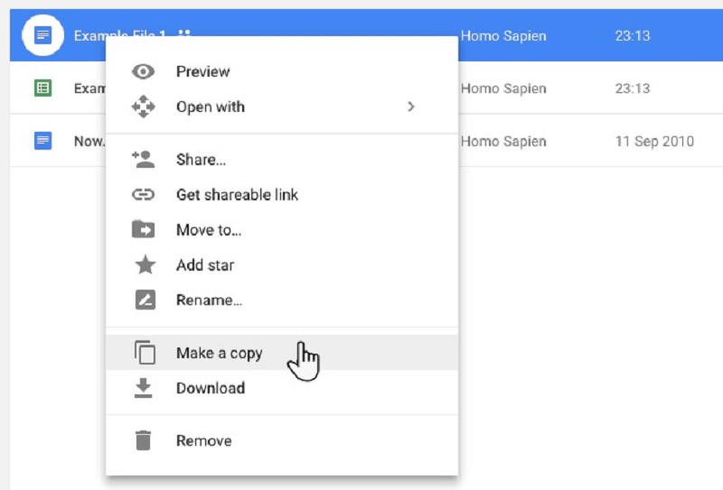 Cara copy file ke google drive