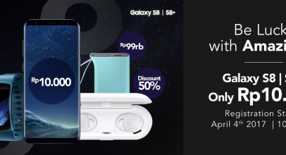 Samsung Galaxy S8 Hanya Rp10.000 di Blibli