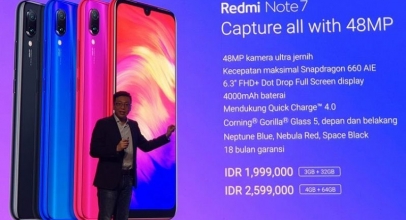 Redmi Note 7 Resmi Hadir di Indonesia, Harga Mulai Rp 1,9 Juta