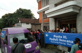 XL Axiata Antisipasi Jaringan dan Kirim Bantuan ke Pengungsi Gunung Agung