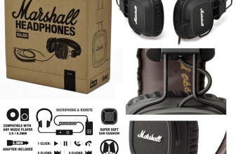 Marshall Major Black, Headphones Paling Pas untuk Rock n Roll!