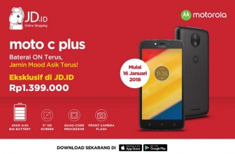 Moto C Plus Sudah Tersedia di JD.ID dengan Harga Terjangkau