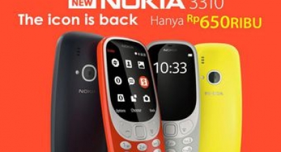 Nokia 3310 Reborn Siap Dilego Rp650 ribu