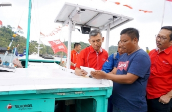 Telkomsel Dukung Nelayan dengan Vessel Monitoring Solution