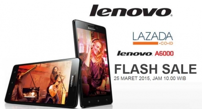 Siap-siap Flash Sale Lenovo A6000 di Lazada