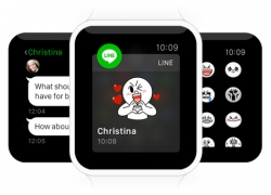 LINE Dukung Apple Watch