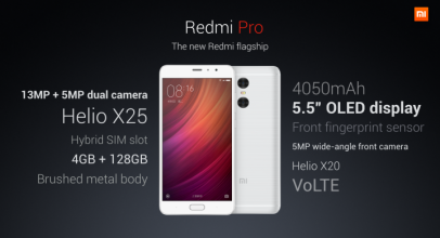 Varian Tertinggi Redmi Pro Miliki Internal 128GB