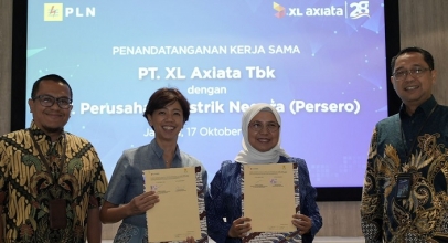 XL Axiata dan PLN Kerjasama Pasokan Listrik