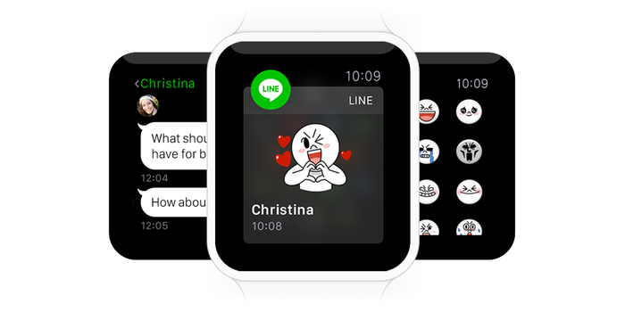 LINE Dukung Apple Watch