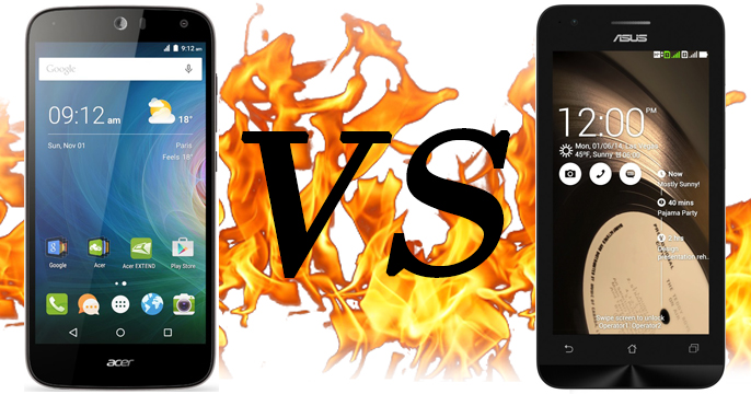 Acer Liquid Z320 VS Asus Zenfone C