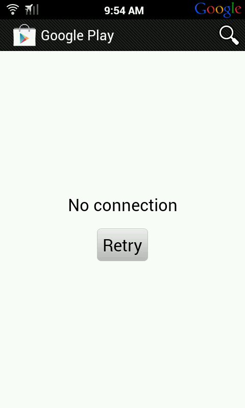 Atasi Play Store No Connection