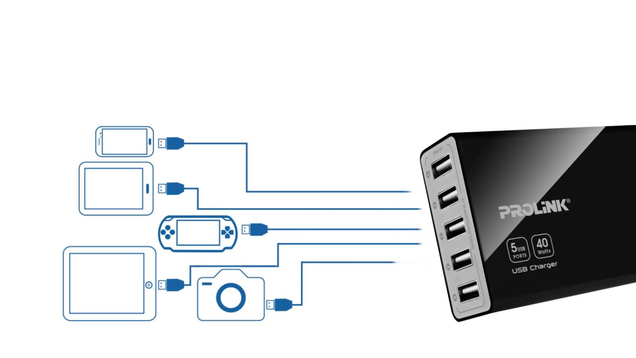 Prolink 5-Port USB Charger, Cukup Satu untuk Semua