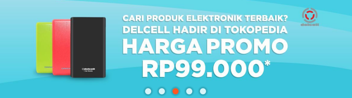 Promo Gila-gilaan Delcell di Tokopedia