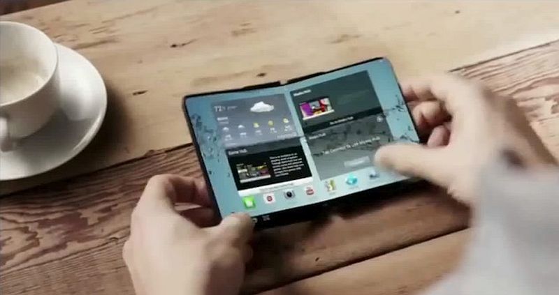 Samsung Bakal Produksi Hape Layar Tekuk 2017