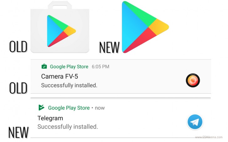 Ikon Play Store Dirombak Jadi Lebih Simpel