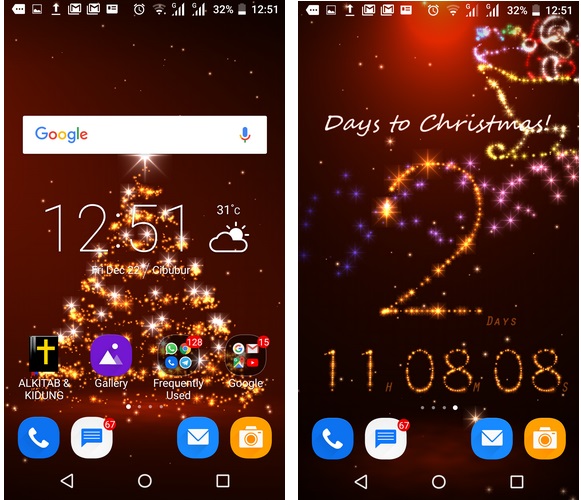 Christmas Live Wallpaper Free, Semarakkan Smartphone dengan Kemilau Natal