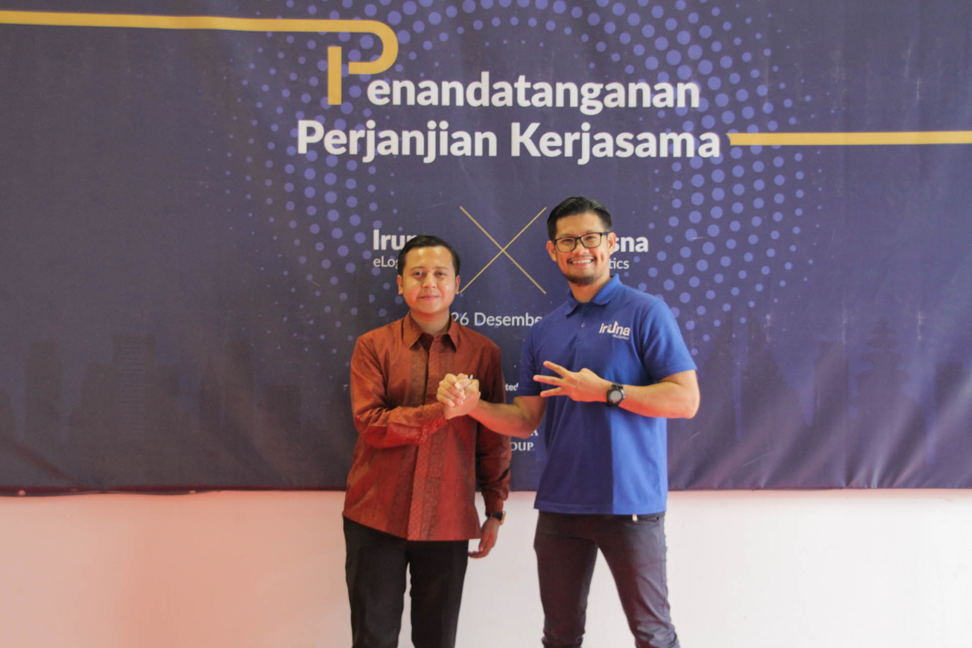 iruna eLogistics Tandatangani Kerjasama dengan Khrisna Logistics