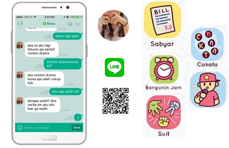 Berbagai Fitur Keren Baru Rinna di LINE