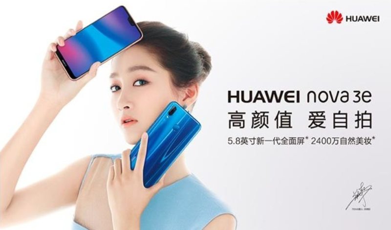 Huawei Nova 3E Resmi Dirilis, Punya Kamera Selfie 24 MP