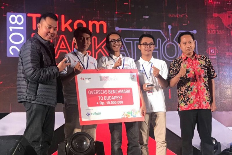 Gifood Berhasil Menjuarai Telkom Hackathon 2018