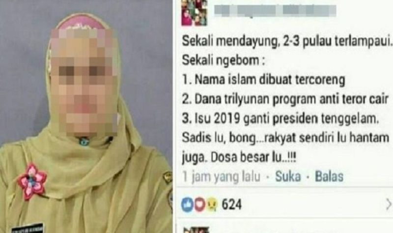 Sempat Viral, Begini Sekarang Nasib Wanita Yang Lecehkan Korban Bom Surabaya