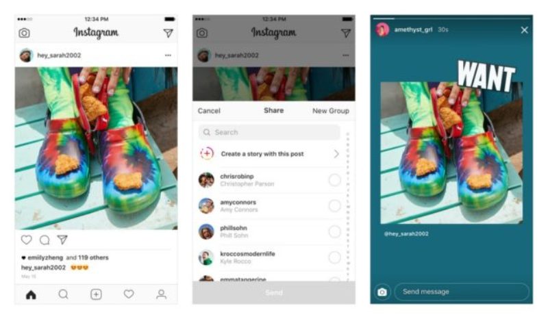 Sekarang Pengguna Instagram Bisa Bagikan Postingan Ke Stories