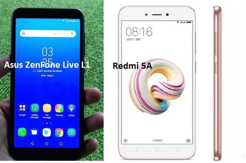 Antara ASUS ZenFone Live L1 dan Xiaomi Redmi 5A, Pilih Mana?