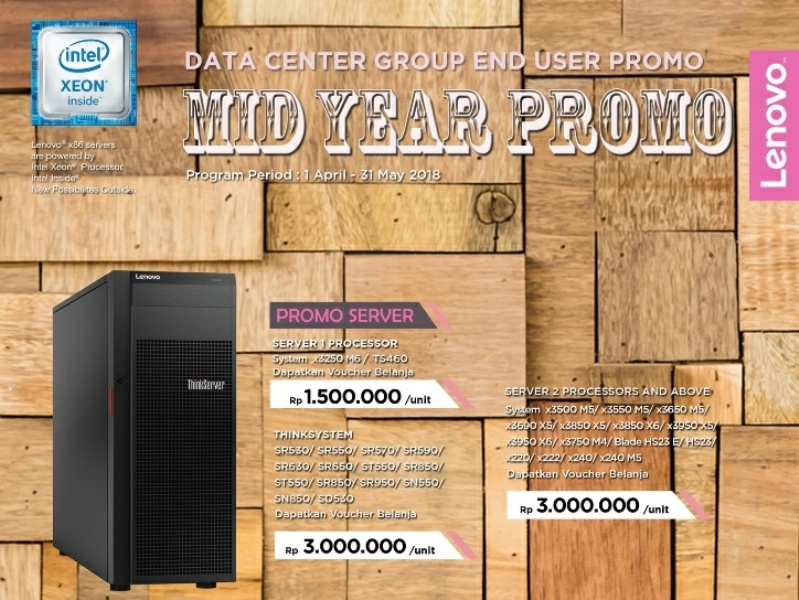 Lenovo Gelar Promo Untuk Pembelian Produk Data Center