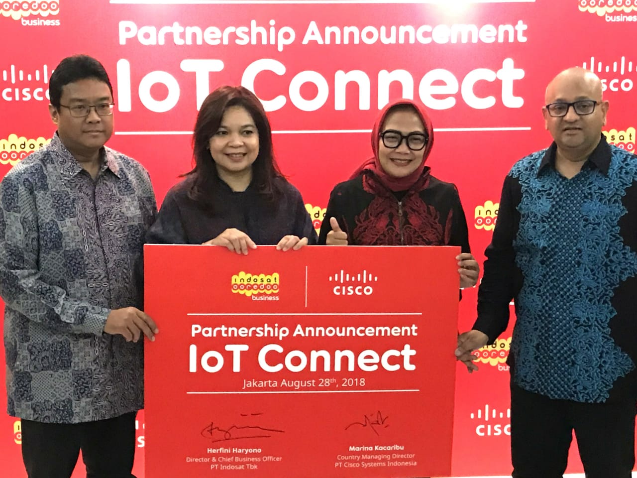 Indosat Ooredoo Business Kerjasama dengan CISCO Hadirkan Solusi IoT