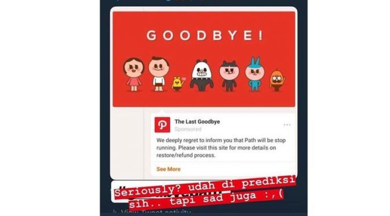 VIRAL! Path Bakal Ditutup, Netizen Nostalgia di Twitter