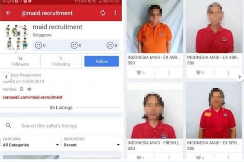 VIRAL! Tenaga Kerja Asal Indonesia Dijual Secara Online di Singapura