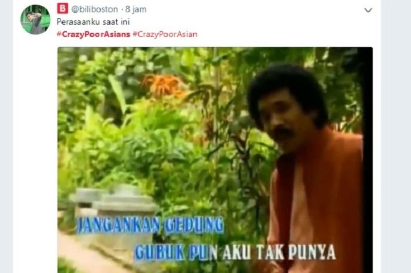 VIRAL! Netizen Indonesia Hebohkan #CrazyPoorAsians