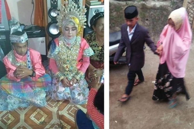 VIRAL! Bocah SD Nikahi Gadis SMK Dengan Mahar Rp 56,5 Juta