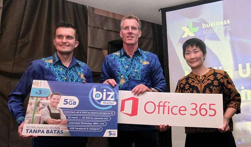 Gandeng Microsoft, XL Axiata Luncurkan Paket BIZ Dengan Office 365