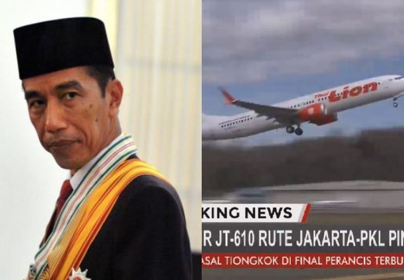 Ucapan Duka Cita Presiden Jokowi Untuk Lion Air JT 610 di Instagram