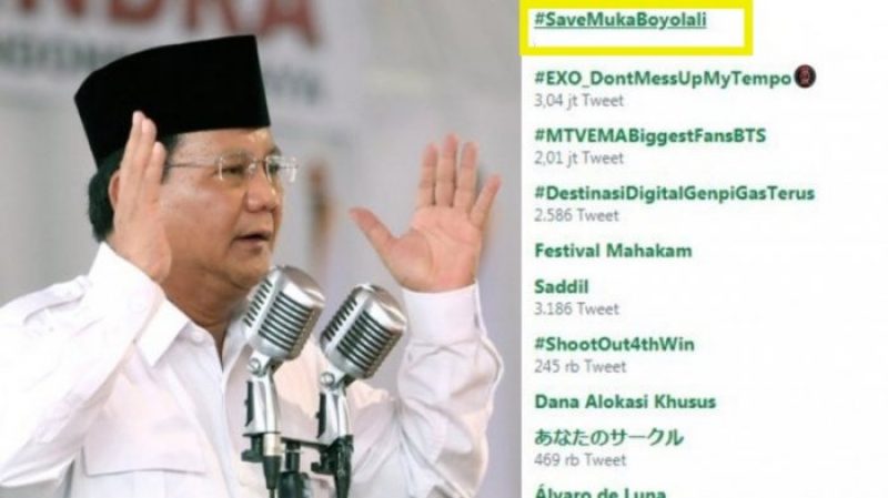 Tagar #SaveMukaBoyolali Jadi Trending Topic di Twitter