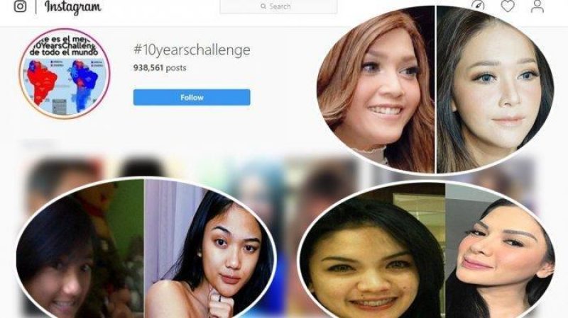 Viral di Internet, Tagar #10YearChallenge Jadi Trending Topic