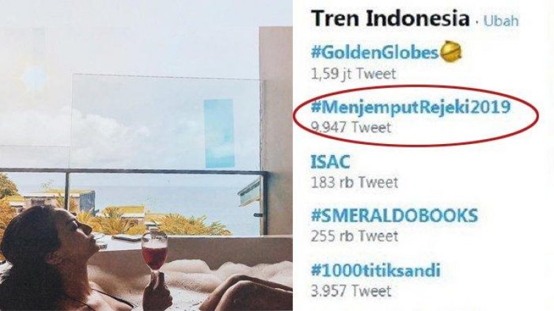 Lagi Viral Kasus Prostitusi Online, Tagar #MenjemputRejeki2019 Jadi Trending Topic di Twitter