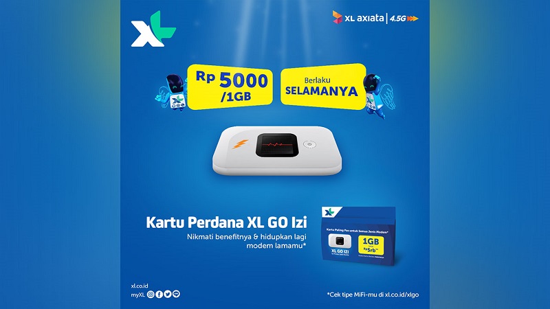 XL Axiata Luncurkan Kartu Perdana Baru XL Go Izi