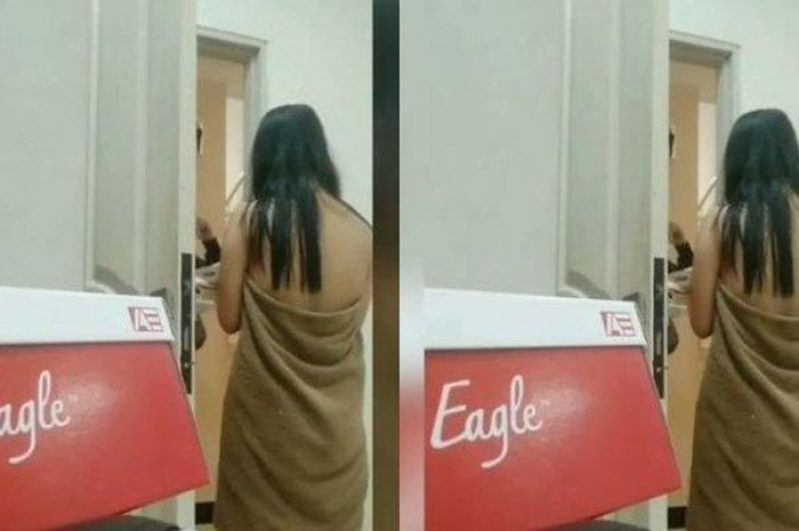 VIRAL! Aksi Prank Wanita Buka Handuk Ini Malah Tuai Kecaman