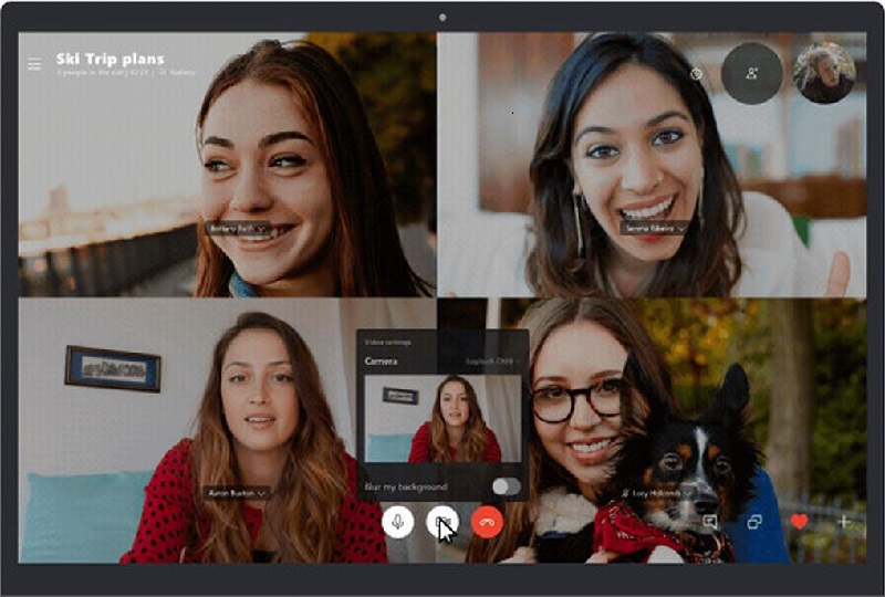 Sekarang Background Video Call Skype Bisa Diburamkan