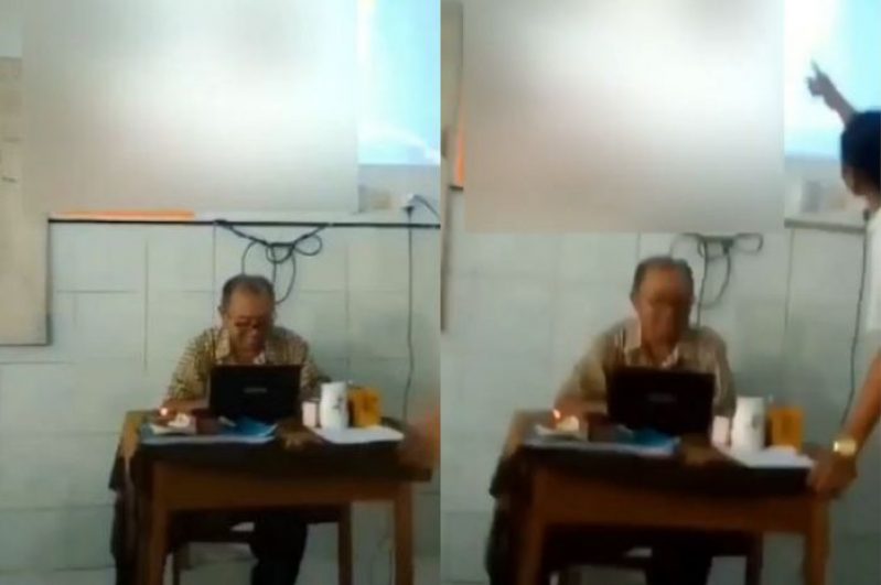 VIRAL! Oknum Guru Nonton Video Porno di Kelas, Ditegur Murid Malah Cengar-Cengir