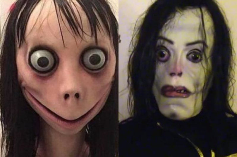 Tiru Momo Challenge, Meme Michael Jackson Teror Media Sosial