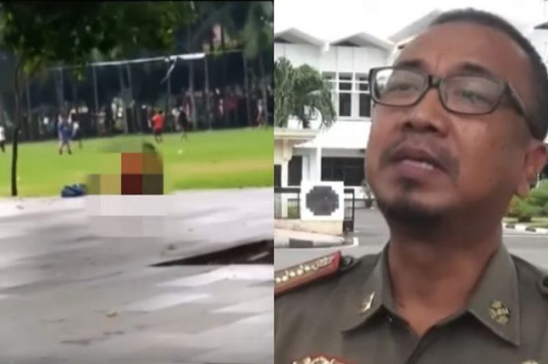 VIRAL! Sepasang Remaja Nekat Mesum di Alun-Alun Kota Jember