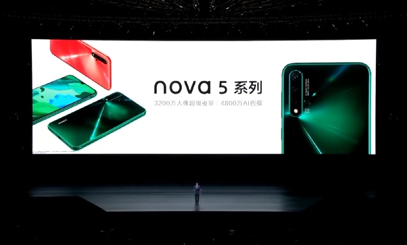 Huawei Resmi Luncurkan Nova 5, Nova 5i, dan Nova 5 Pro