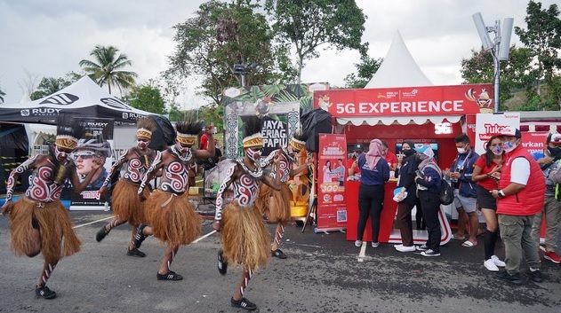 Telkomsel Gelar 5G di PON XX Papua 2021