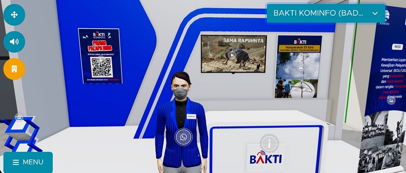 BAKTI Kominfo Beraksi di BLU Expo 2021