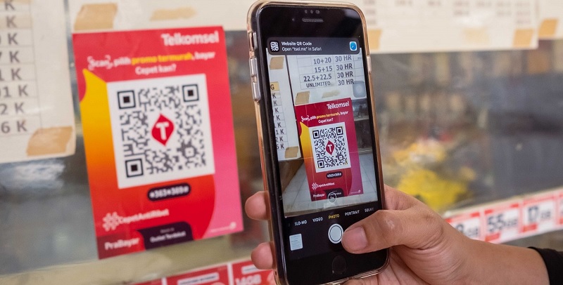 Pelanggan Telkomsel Prabayar Bisa Beli Paket Data Lewat Scan QR Code